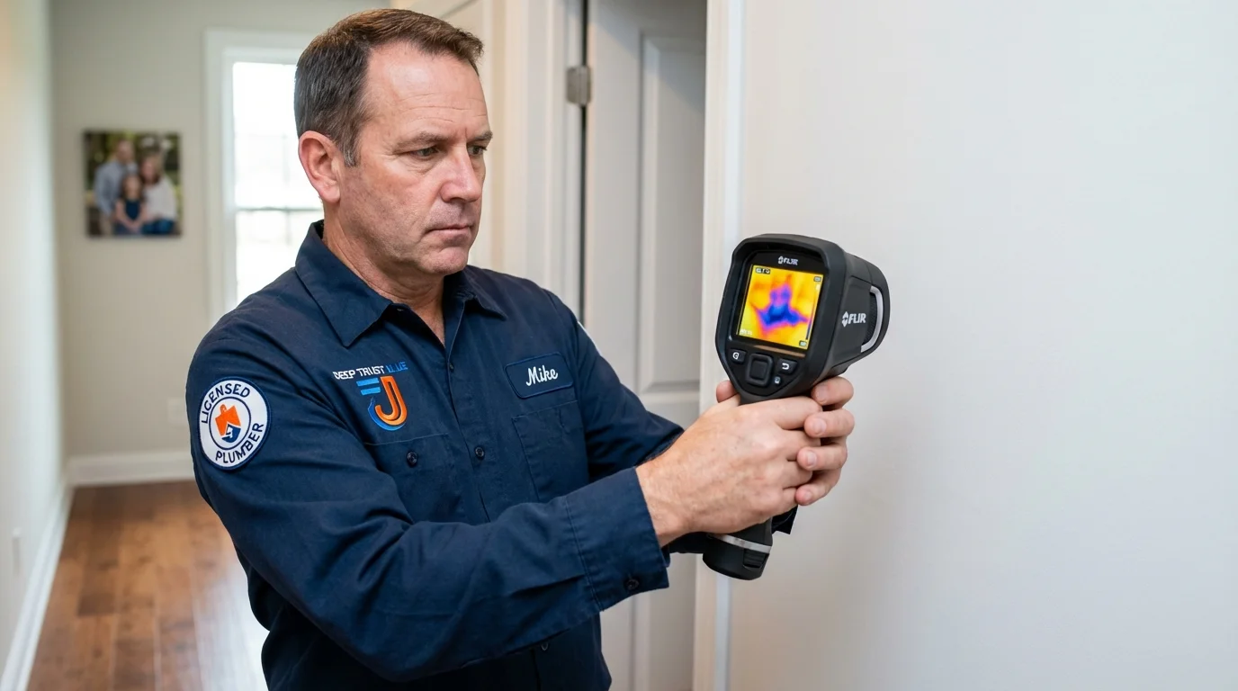 Thermal imaging leak detection by Johns Plumbing LLC in Stapleton